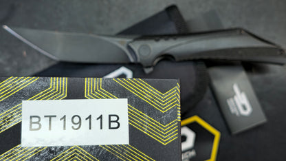 BESTECH KAMOZA BT1911B Titanium Handle: 3.62" M390 Blade