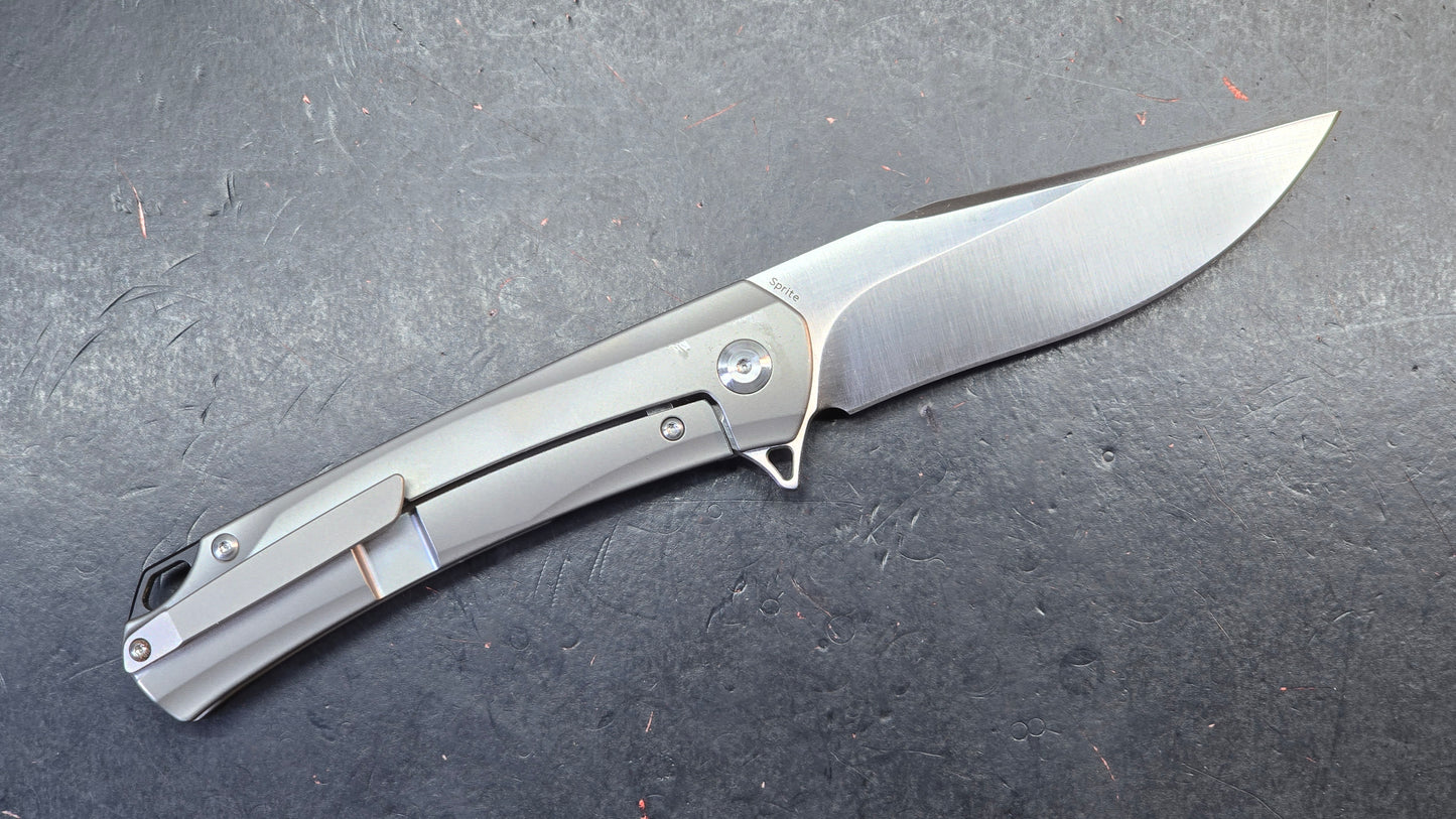 KANSEPT Sprite Titanium Carbon Fiber 3.58” CPM-S35VN Blade, (DISCOUNT IN CART)