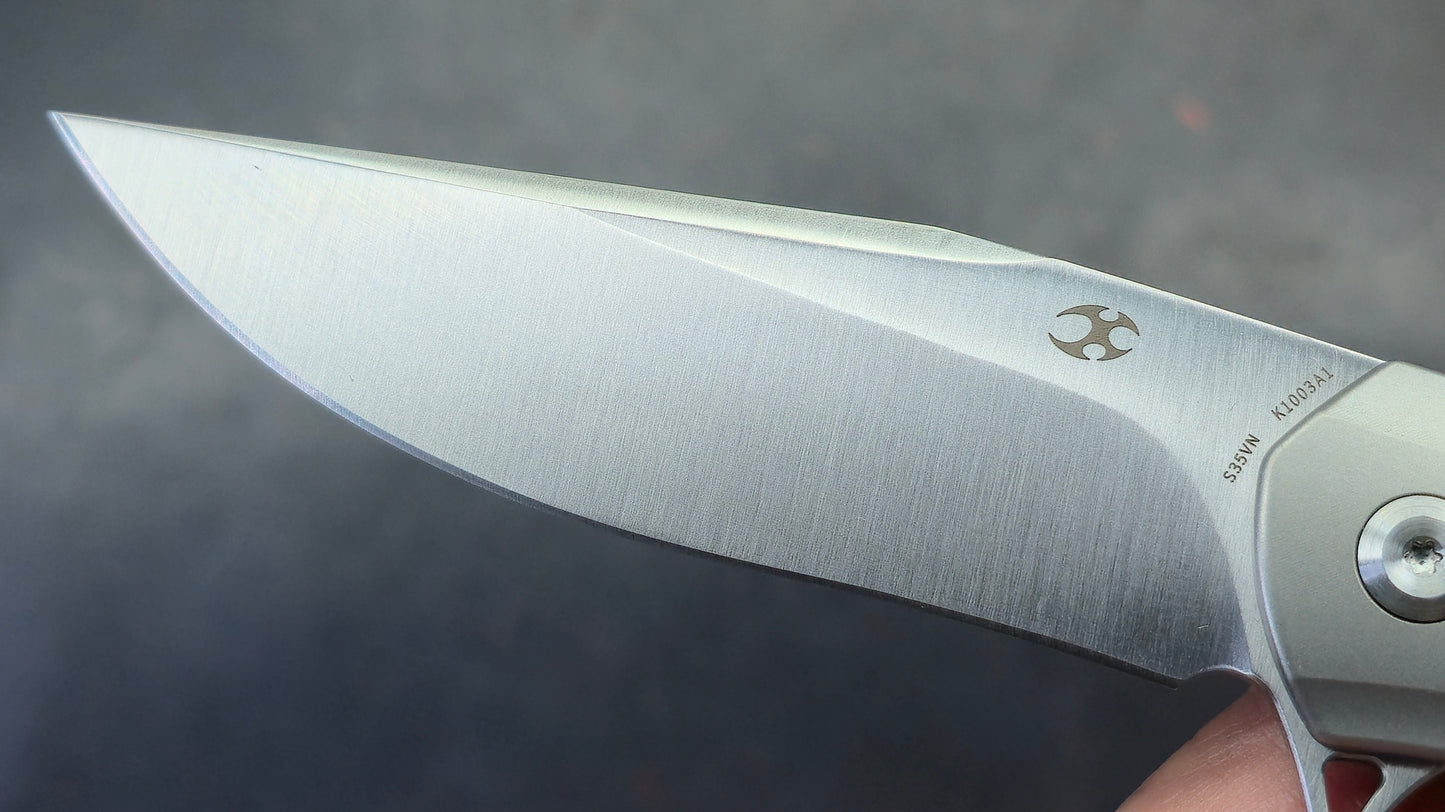 KANSEPT Sprite Titanium Carbon Fiber 3.58” CPM-S35VN Blade, (DISCOUNT IN CART)