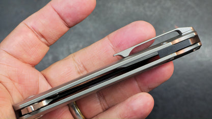 KANSEPT Sprite Titanium Carbon Fiber 3.58” CPM-S35VN Blade, (DISCOUNT IN CART)