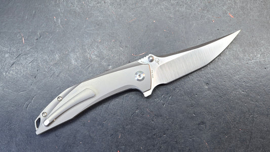 Kansept Knives Baku Titanium Handles with Timascus Inlay 3.2" CPM-S35VN (DISCOUNT IN CART)