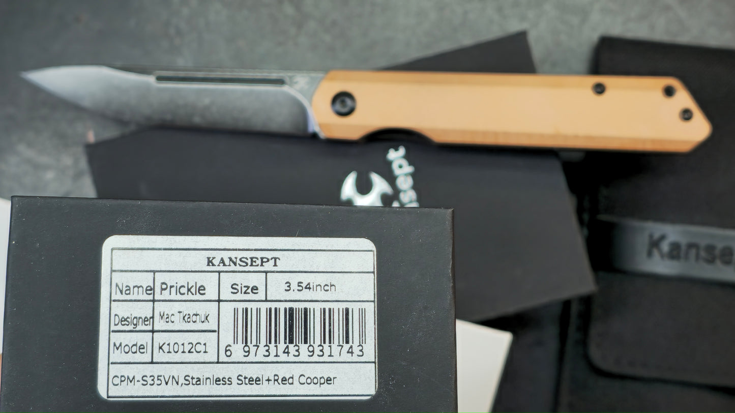 Kansept Prickle Copper 3.53" CPM-S35VN (DISCOUNT IN CART)