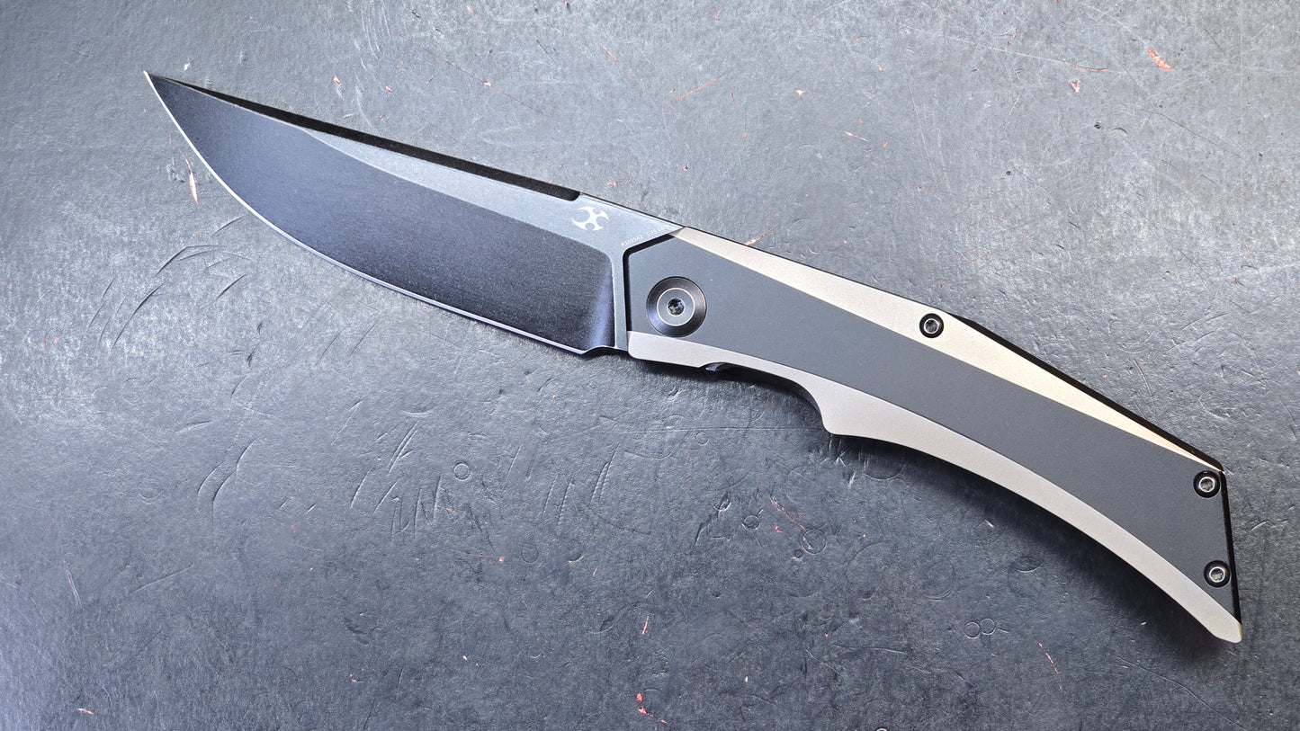 Kansept Folding Knife Naska Titanium CPM-S35VN (DISCOUNT IN CART)