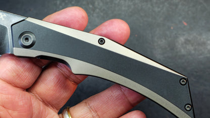 Kansept Folding Knife Naska Titanium CPM-S35VN (DISCOUNT IN CART)