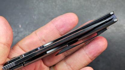 Kansept Folding Knife Naska Titanium CPM-S35VN (DISCOUNT IN CART)