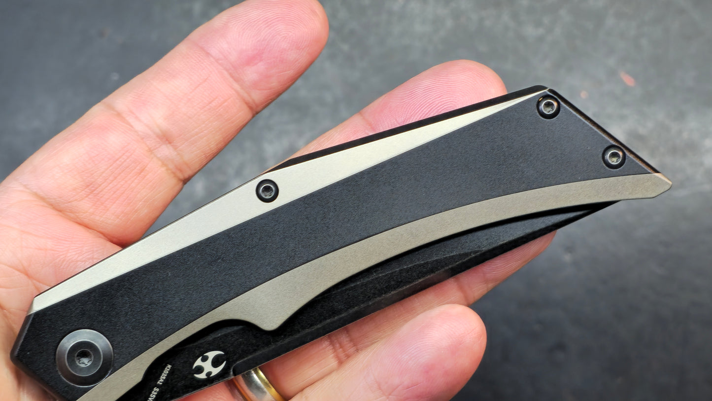 Kansept Folding Knife Naska Titanium CPM-S35VN (DISCOUNT IN CART)