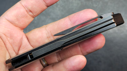 Kansept Folding Knife Naska Titanium CPM-S35VN (DISCOUNT IN CART)