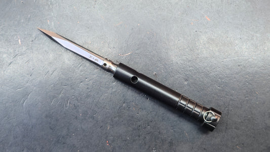 Kansept EDC Stiletto Plain / Black Anodized Titanium 5Cr13 Blade (DISCOUNT IN CART)