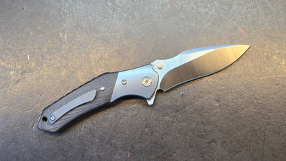 Kubey ku163b Titanium bolsters G-10 Aus-10 (NO BOX)