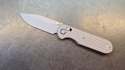 Geo Ethereal Cutter Gray Titanium Handle M390