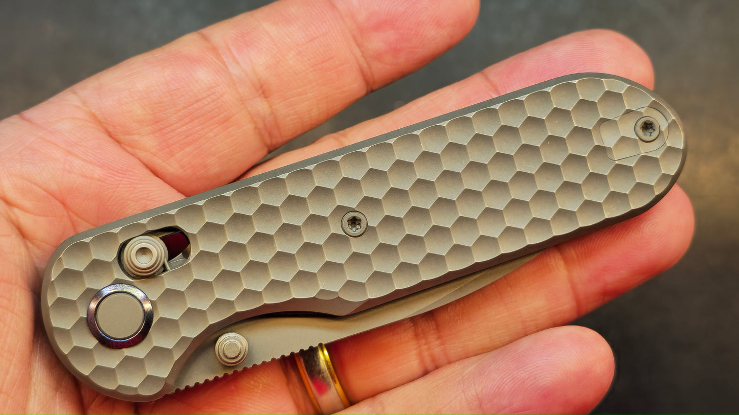 Geo Ethereal Cutter Gray Titanium Handle M390