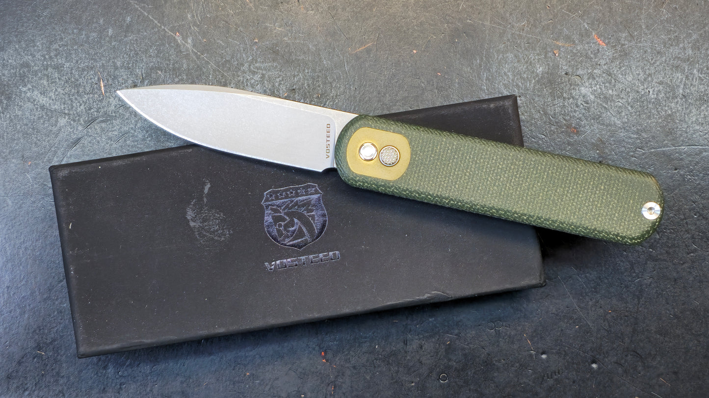 Vosteed Corgi Micarta 14C28N (Discount in Cart)
