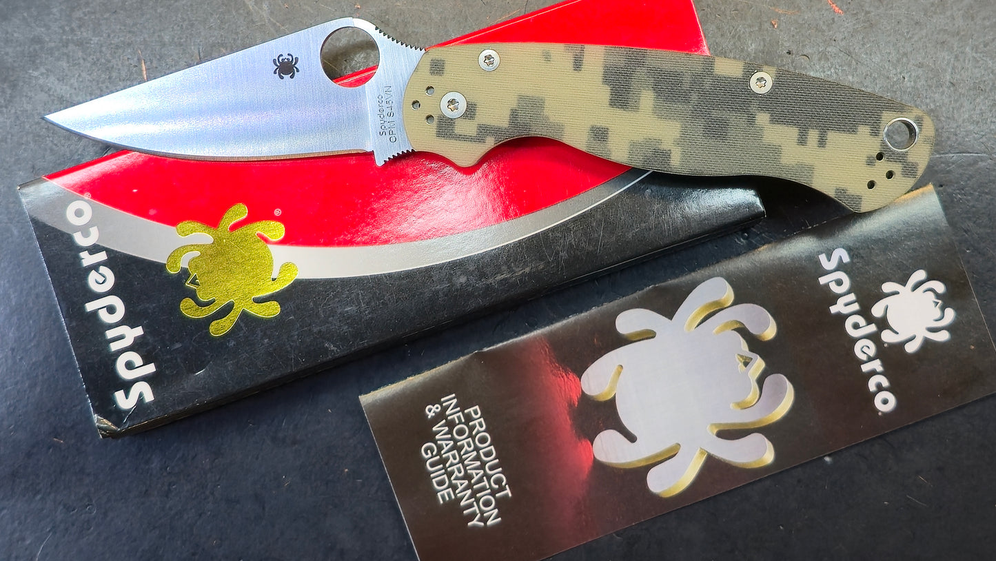 Spyderco Paramilitary 2 Digi Camo G10 S45VN (DISCOUNT IN CART)