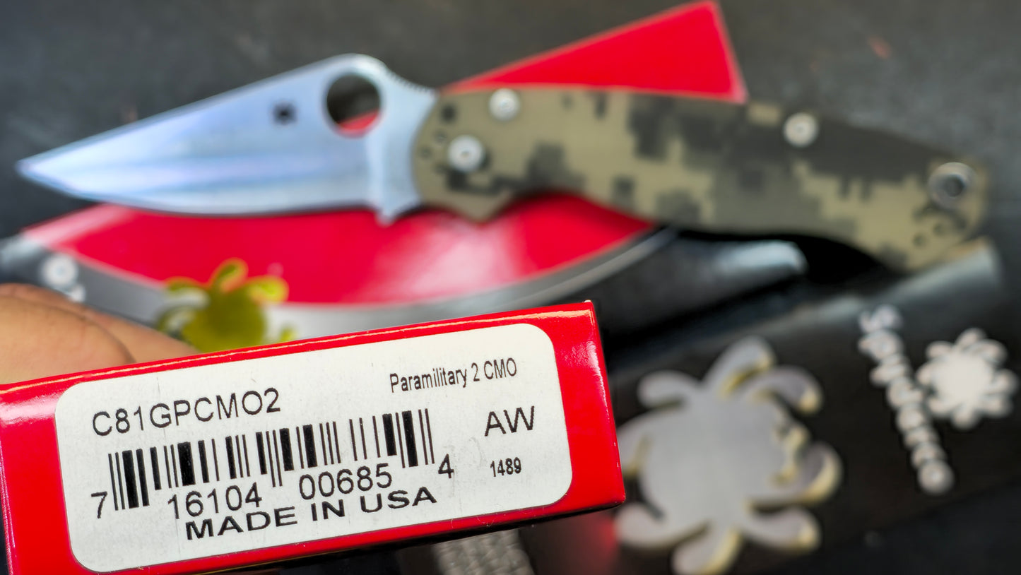 Spyderco Paramilitary 2 Digi Camo G10 S45VN (DISCOUNT IN CART)