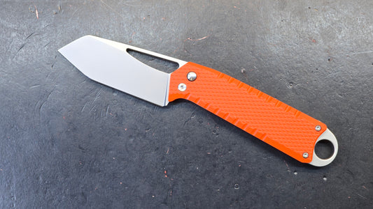 Ketuo Ventr Button/Liner Lock Orange G10 Handle 14c28n Steel