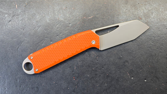 Ketuo Ventr Button/Liner Lock Orange G10 Handle 14c28n Steel