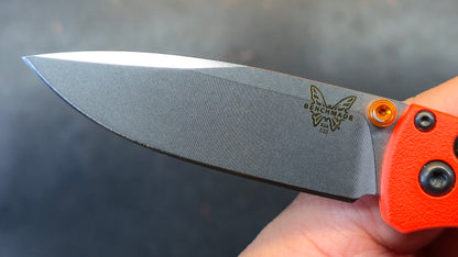 Benchmade Mini Bugout Folding Knife Grivory Handle S30V (Discount in Cart)