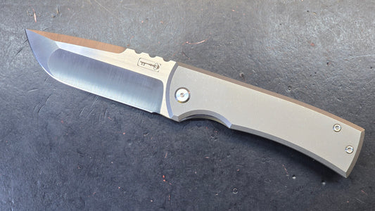 Chaves Redencion 229 Kickstop Drop Point Knife Titanium M390 (Discount in cart)