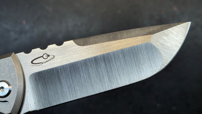 Chaves Redencion 229 Kickstop Drop Point Knife Titanium M390 (Discount in cart)