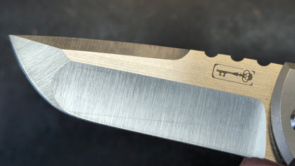 Chaves Redencion 229 Kickstop Drop Point Knife Titanium M390 (Discount in cart)
