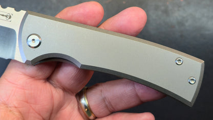Chaves Redencion 229 Kickstop Drop Point Knife Titanium M390 (Discount in cart)