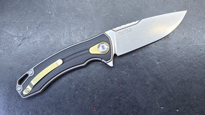 Maxace Balance 2.0 Yellow/Black G10 Handle M390 Blade (DISCOUNT IN CART)