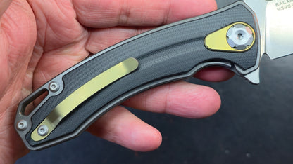 Maxace Balance 2.0 Yellow/Black G10 Handle M390 Blade (DISCOUNT IN CART)