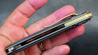 Maxace Balance 2.0 Yellow/Black G10 Handle M390 Blade (DISCOUNT IN CART)