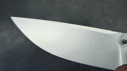Geo Blaze 2502C Flame Ano Titanium Handle M390 (DISCOUNT IN CART)