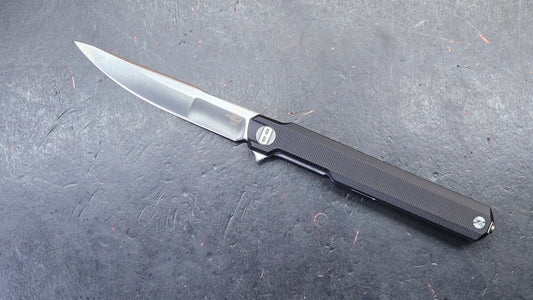 Bestech DUOZ Black G10 Handle 14C28N