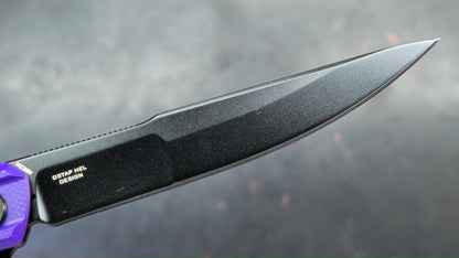 Bestech DUOZ Black/Jade/Purple G10 Handle 14C28N