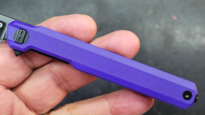 Bestech DUOZ Black/Jade/Purple G10 Handle 14C28N