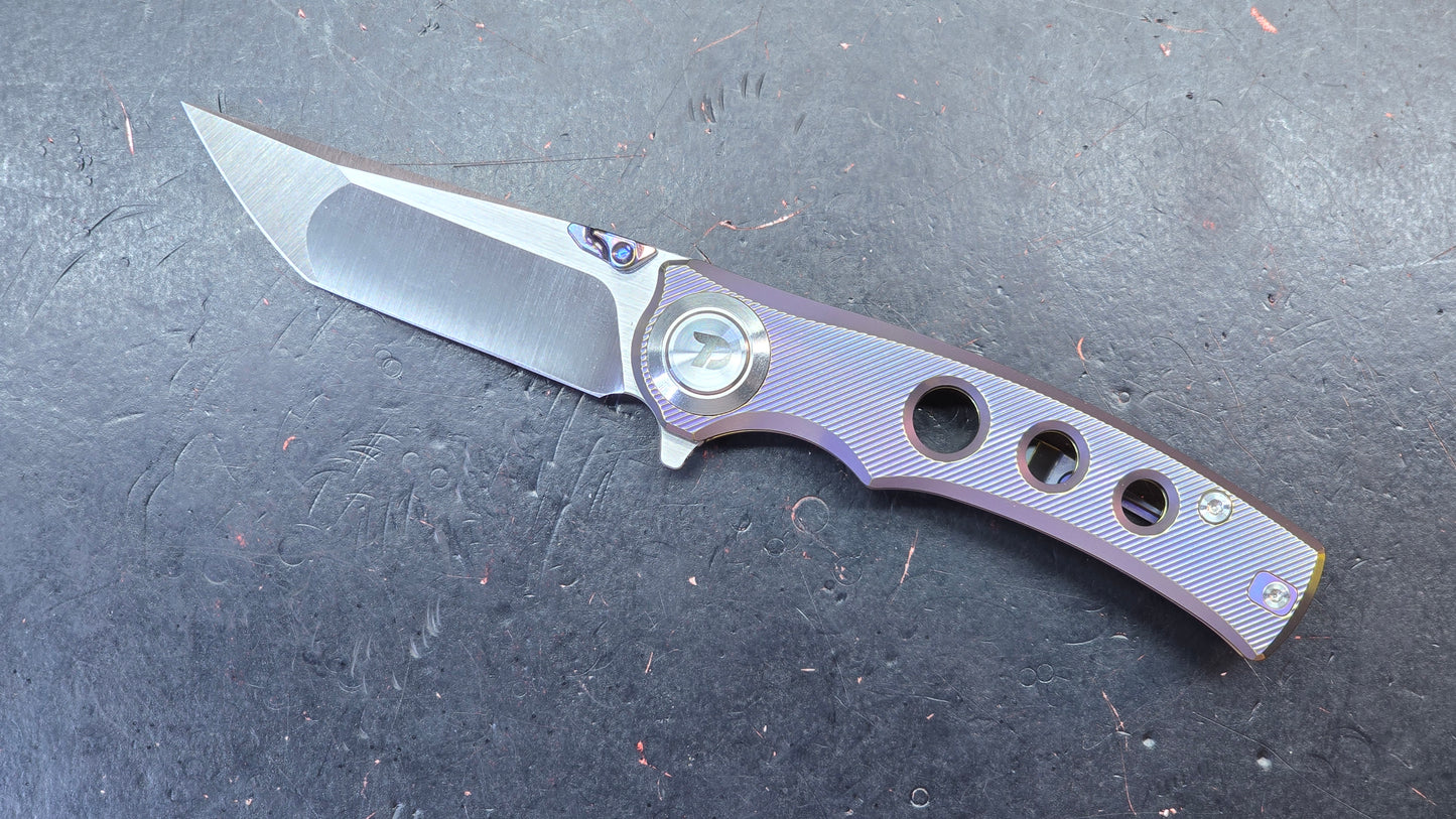 Dreamtech D3915 Button Liner Lock Purple & Gold Ano Ti M390