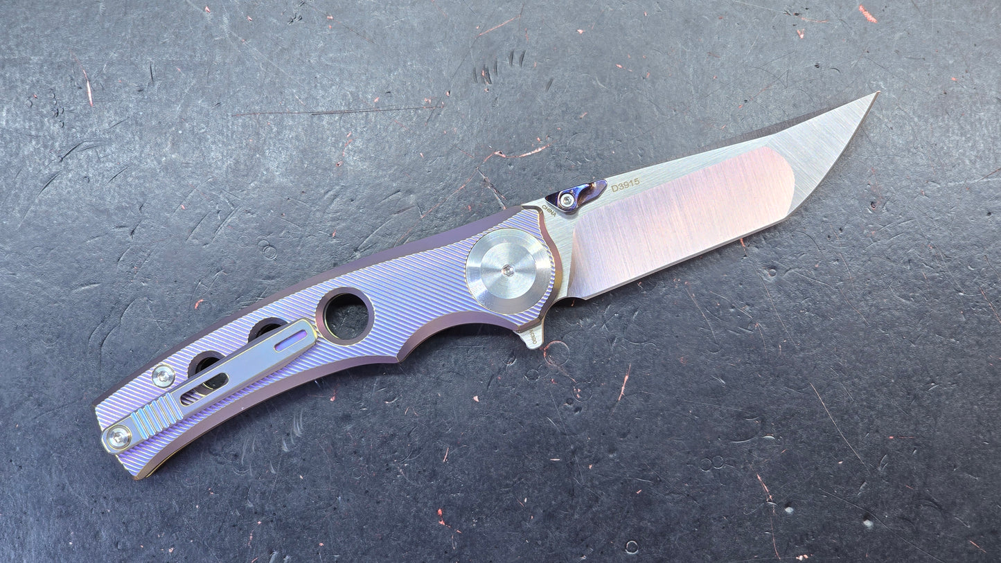 Dreamtech D3915 Button Liner Lock Purple & Gold Ano Ti M390