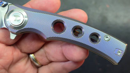 Dreamtech D3915 Button Liner Lock Purple & Gold Ano Ti M390