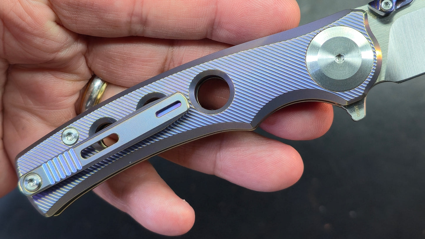 Dreamtech D3915 Button Liner Lock Purple & Gold Ano Ti M390