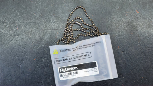 Flytanium 24" Large/Small Ball Chain Titanium