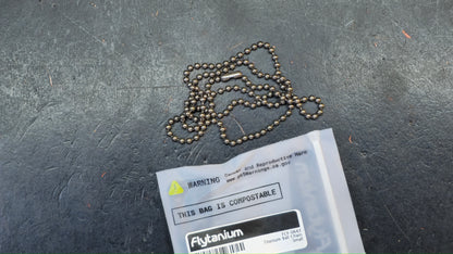 Flytanium 24" Large/Small Ball Chain Titanium
