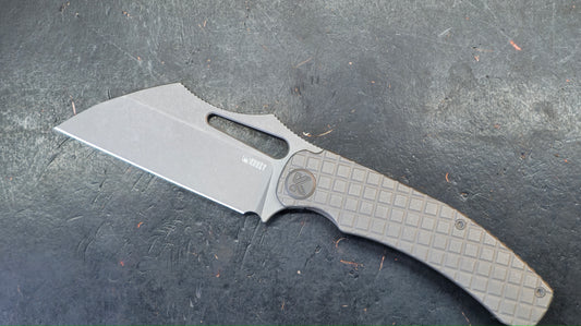 Kubey Sylow Darkblast Titanium Handle 14C28N