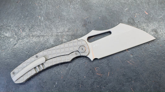 Kubey Sylow Darkblast Titanium Handle 14C28N