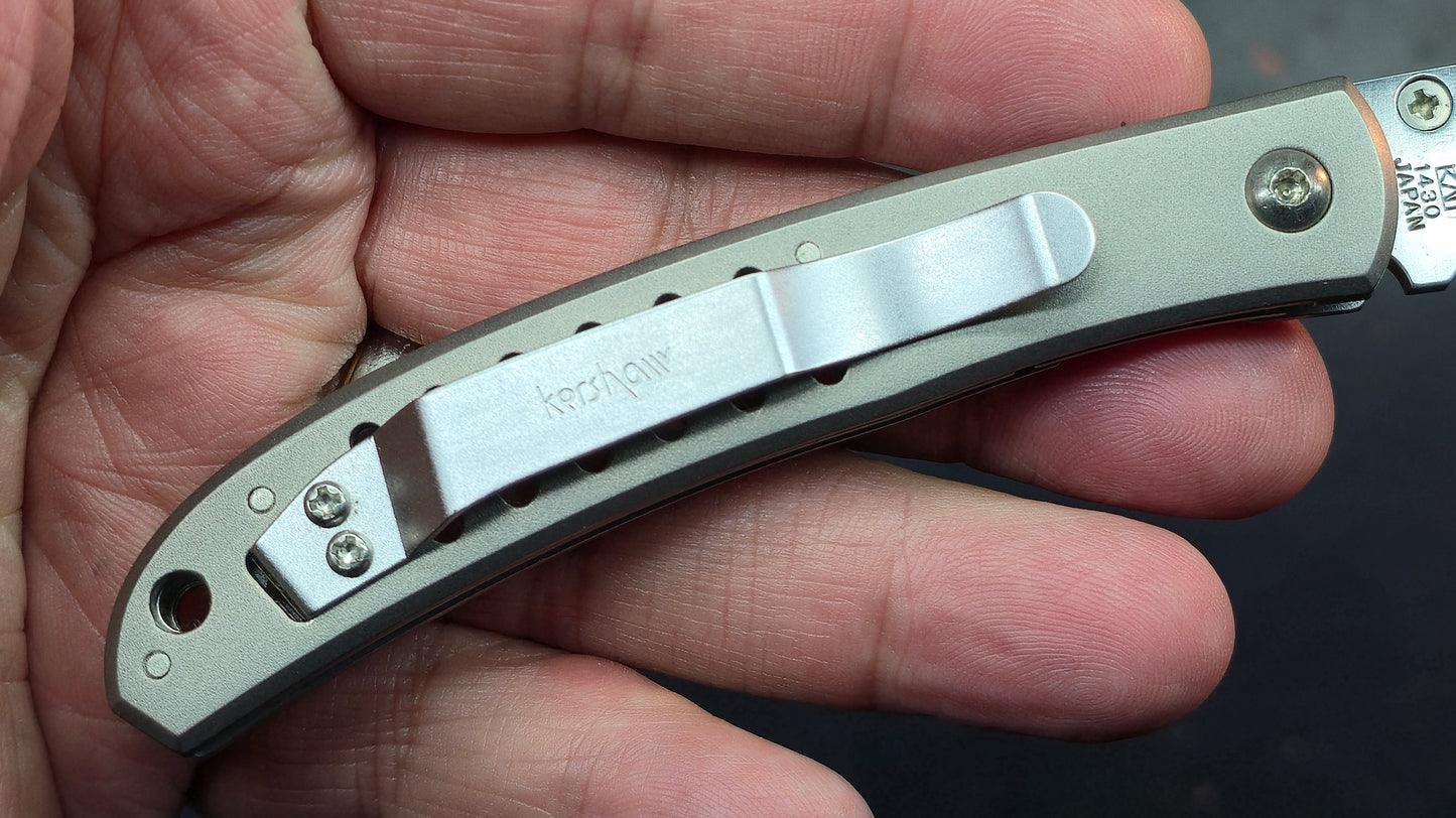 Kershaw Wild Turkey Titanium ATS 34