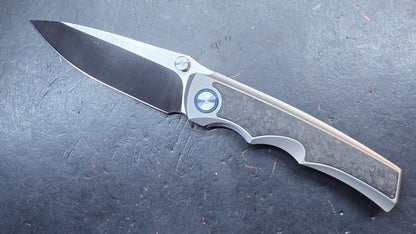 YJGDCN CN027 Ti/Carbon Fiber 10CR15MOV