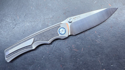 YJGDCN CN027 Ti/Carbon Fiber 10CR15MOV