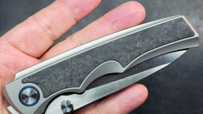 YJGDCN CN027 Ti/Carbon Fiber 10CR15MOV