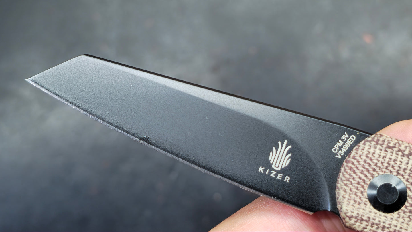 Kizer Feist (Deadpool Numbered SE) Micarta CPM3V