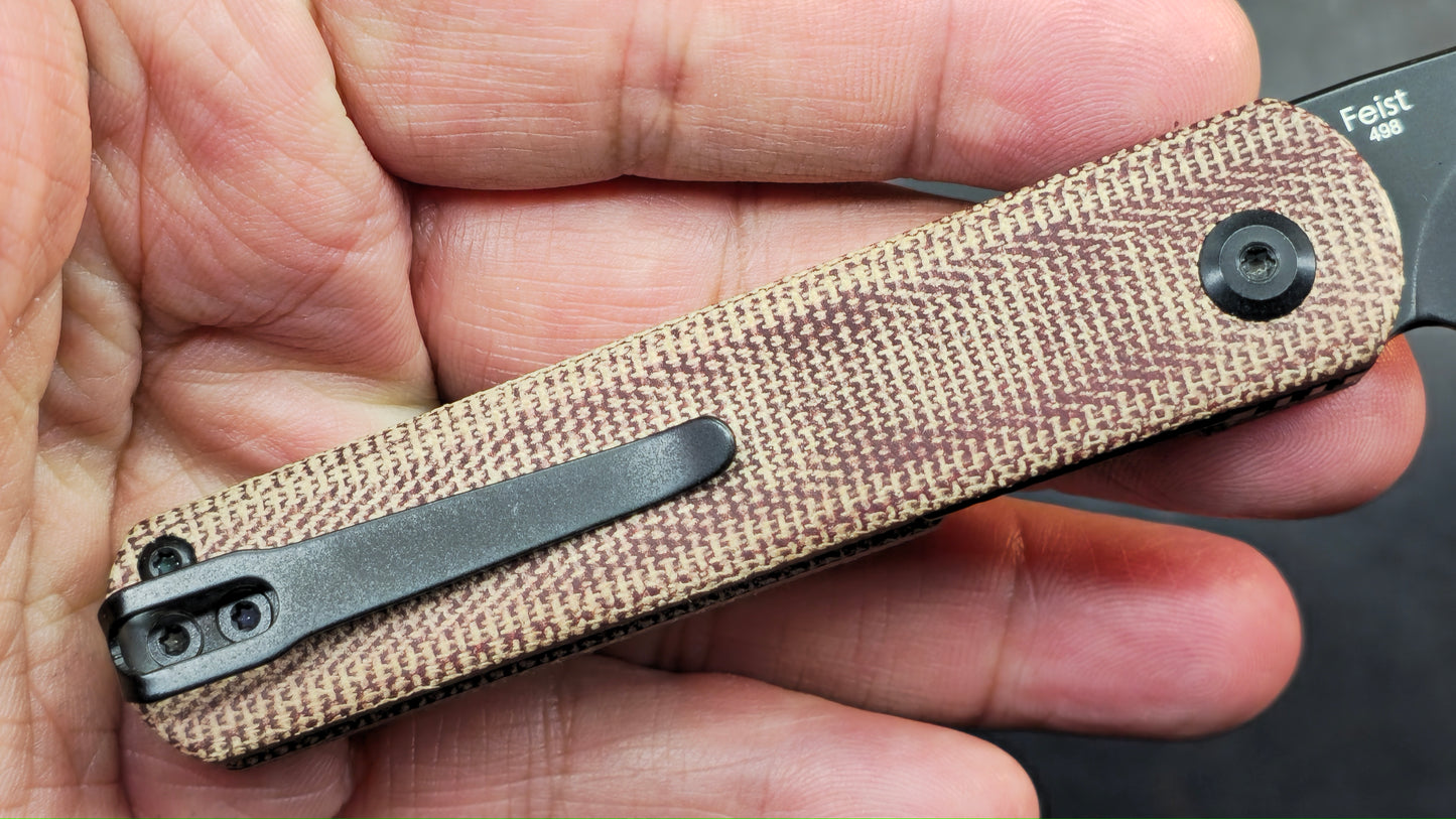 Kizer Feist (Deadpool Numbered SE) Micarta CPM3V