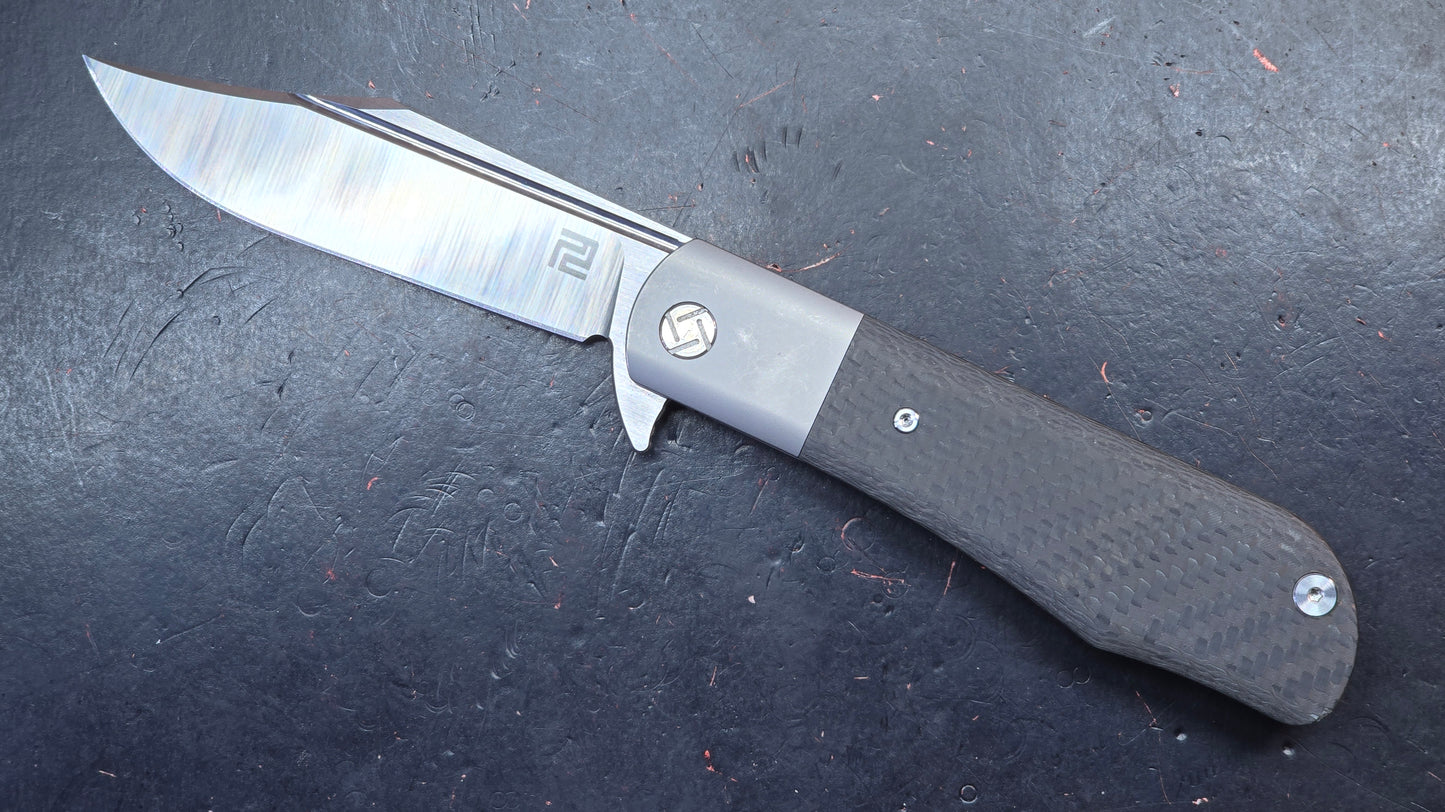Artisan Cutlery Hyperion Ti/Carbon Fiber S35VN