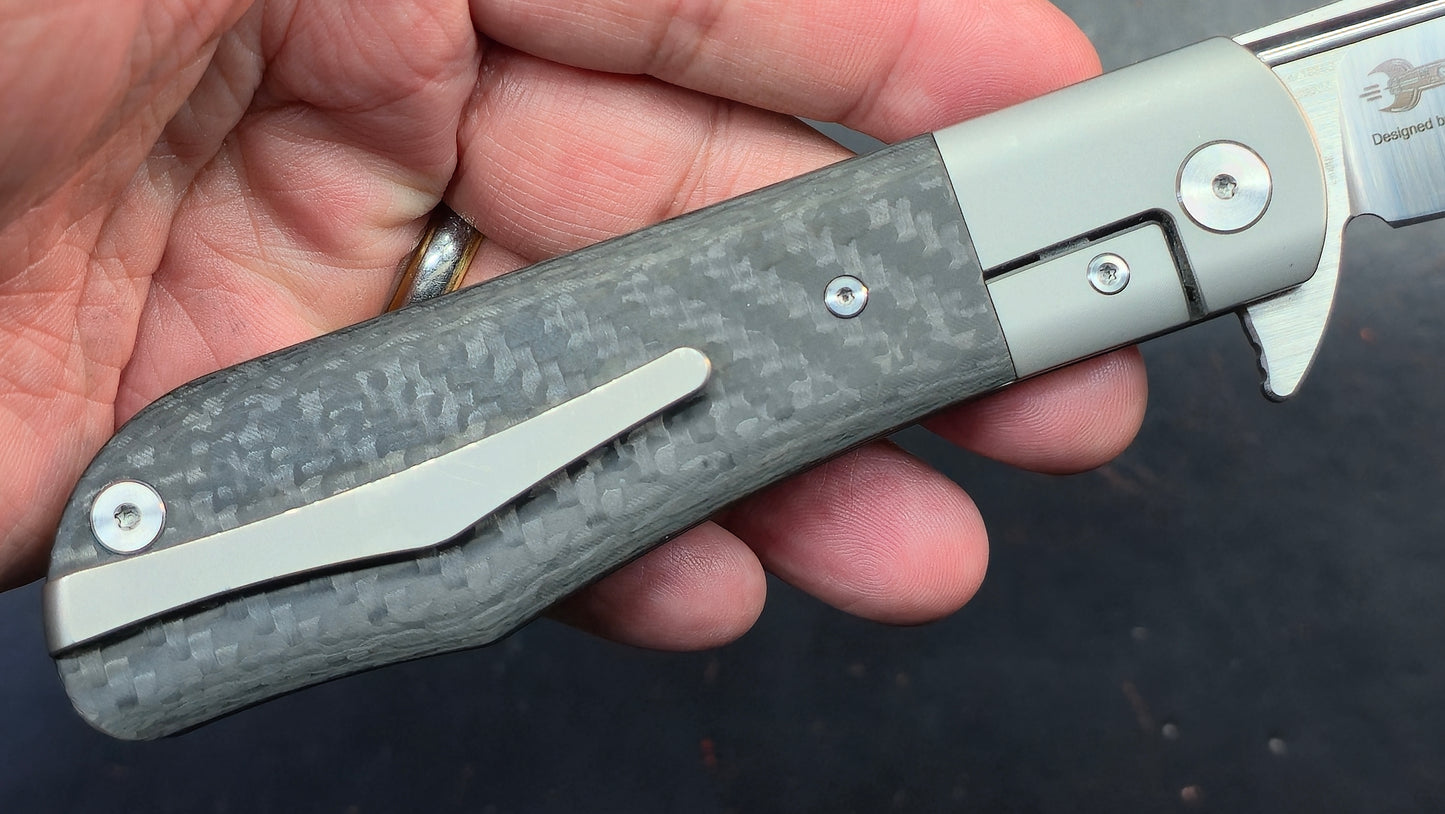 Artisan Cutlery Hyperion Ti/Carbon Fiber S35VN