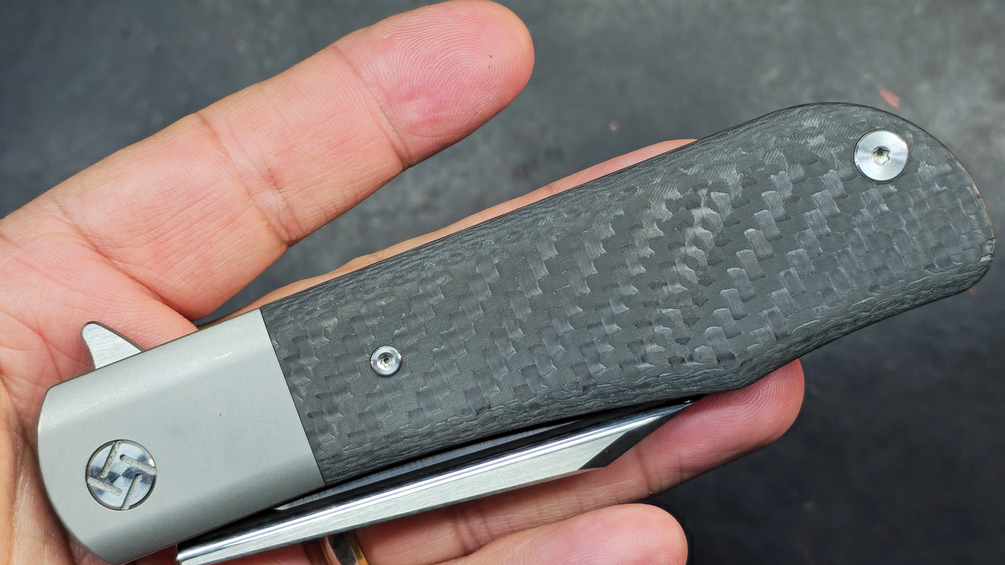 Artisan Cutlery Hyperion Ti/Carbon Fiber S35VN