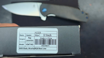 Kizer Gemini Micarta N690